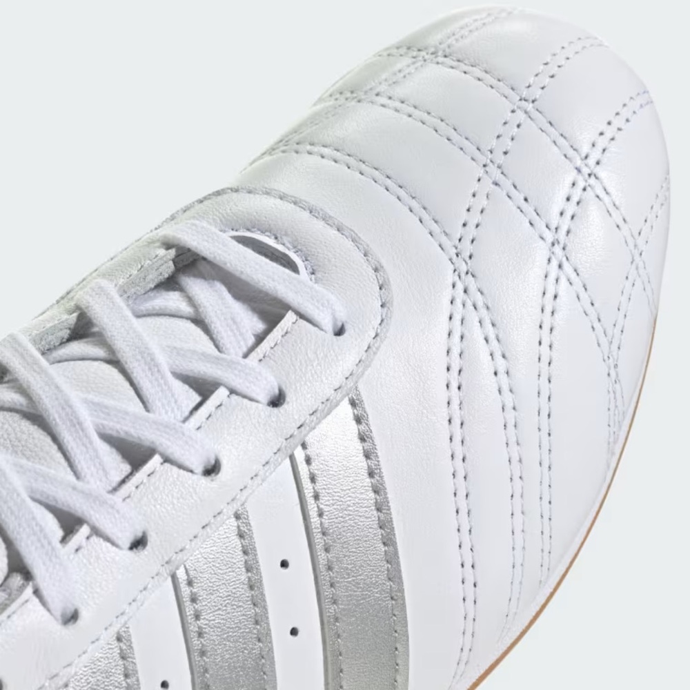 NIB [Adidas] Taekwondo Lace Athletic Sneakers White/Silver Women’s 9.5 / M 8.5 - Picture 5 of 14